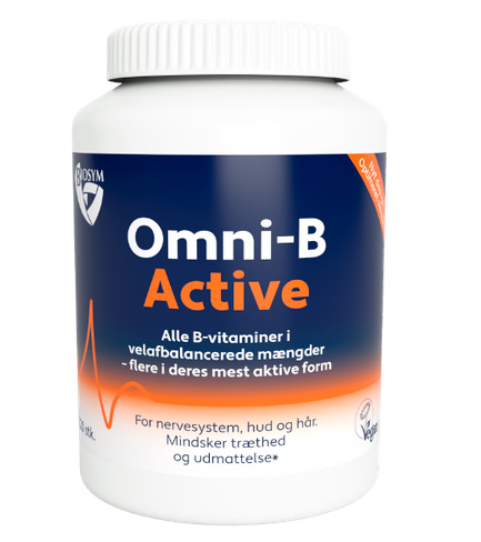 Omni-B Active. Stærke B-vitaminer